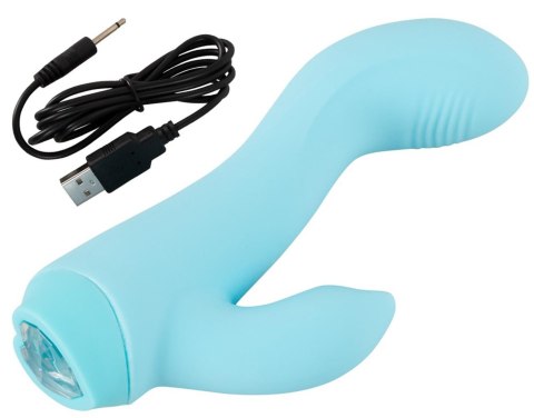 Mini Wibrator Królik - Cuties Mini Vibrator blue 4 Cuties