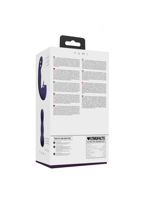 Wibrator - Yumi - Rechargeable Triple Motor - G-Spot Finger Motion Vibrator and Flickering Tongue Stimul Vive