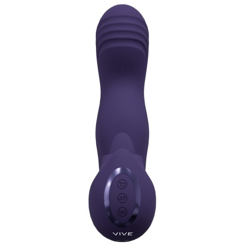 Wibrator - Yumi - Rechargeable Triple Motor - G-Spot Finger Motion Vibrator and Flickering Tongue Stimul Vive