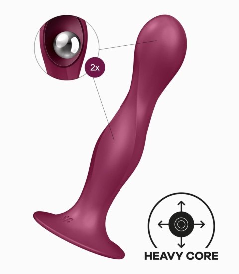 Dildo analne 2w1 - Double Ball-R (red)