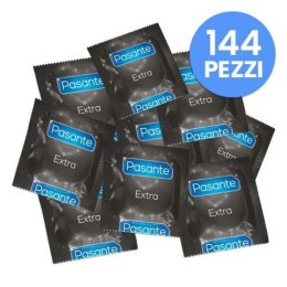 Nawilżane prezerwatywy 144 szt. o zwiększonej wytrzymałości - Extra strong condoms 144 pcs Pasante