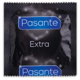 Nawilżane prezerwatywy 144 szt. o zwiększonej wytrzymałości - Extra strong condoms 144 pcs Pasante