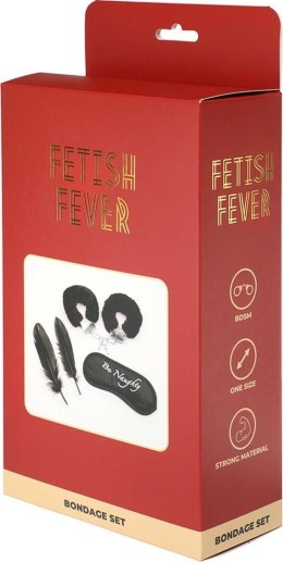 Zestaw BDSM - Fetish Fever - Bondage Set - 4 pieces - Black Fetish Fever