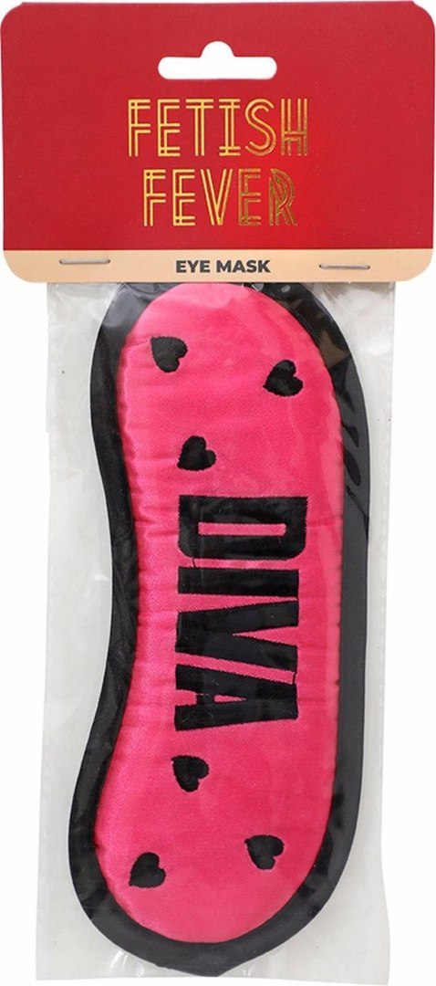 Opaska na oczy - Fetish Fever - Eye Mask - Diva - Pink Fetish Fever