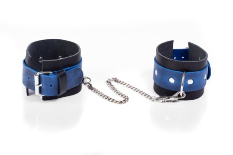 Kajdanki na nogi - Cuffs Crazy Horse Blue, Big Whips Collection