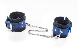 Kajdanki na ręce - Cuffs Crazy Horse Blue, Small Whips Collection