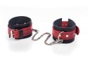 Kajdanki na nogi - Cuffs Crazy Horse Red, Big Whips Collection