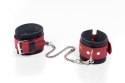 Kajdanki na ręce - Cuffs Crazy Horse Red, Small Whips Collection