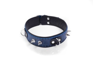 Obroża - Collar Crazy Horse Blue, Big Whips Collection