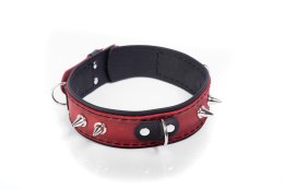 Obroża duża - Collar Crazy Horse Red, Big Whips Collection