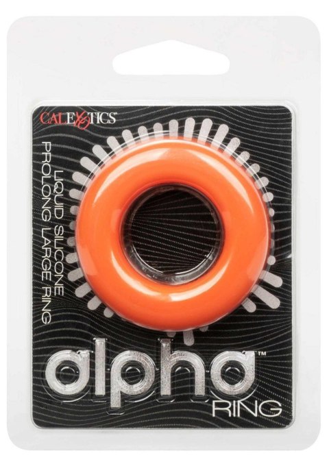 Silikonowy Pierścień Erekcyjny - Alpha Prolong Large Ring Orange