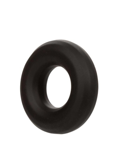 Silikonowy Pierścień Erekcyjny - Alpha Prolong Medium Ring Black