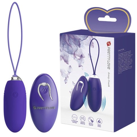 Wibrujące Jajko - Jenny - Youth, Wireless remote control 12 vibration functions Pretty Love