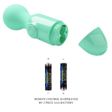 Mini masażer - Mini stick Light Green, Little Cute Vibration Pretty Love