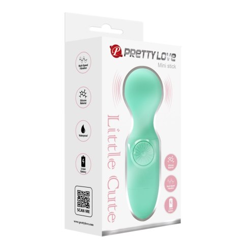 Mini masażer - Mini stick Light Green, Little Cute Vibration Pretty Love