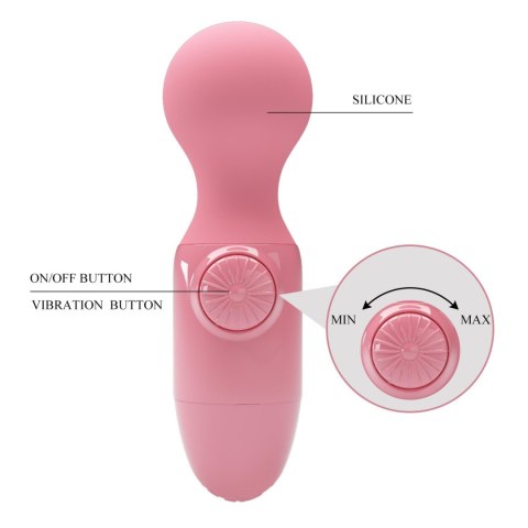 Mini masażer - Mini stick Pink, Little Cute Vibration Pretty Love