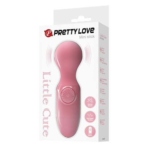 Mini masażer - Mini stick Pink, Little Cute Vibration Pretty Love