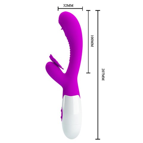 Wibrator Królik - Moth, 12 vibration functions 3 licking settings Pretty Love