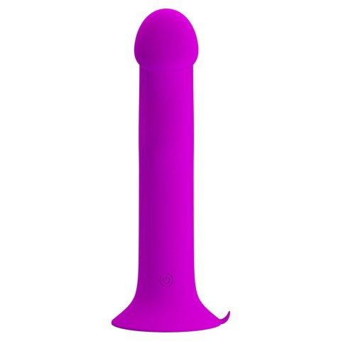 Wibrujące Dildo - Murray PURPLE, 12 vibration functions 12 pulse wave settings Suction base Pretty Love