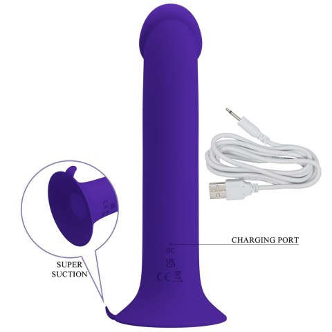 Wibrujące Dildo - Murray - Youth, 12 pulse wave settings 12 vibration functions Suction base Pretty Love