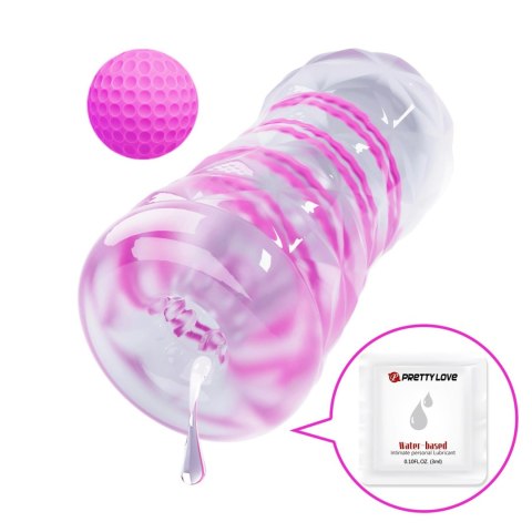 Masturbator - Transparent masturbator,TPR Pretty Love