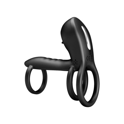 Wibrująca nakładka na penisa - VIBRATING PENIS SLING Jammy, 12 vibration functions 12 licking settings Memory function