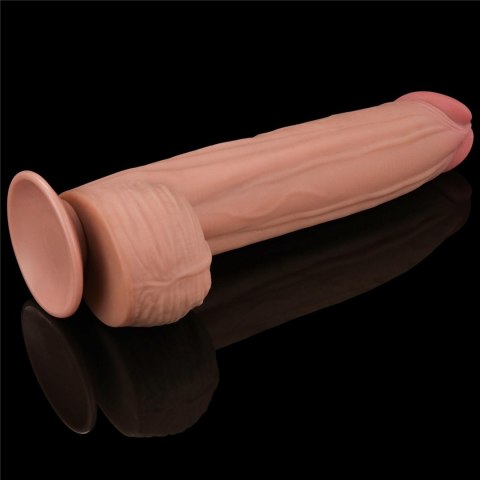 Realistyczne Dildo 31 cm - 12'' King Sized Sliding Skin Dual Layer Dong Lovetoy