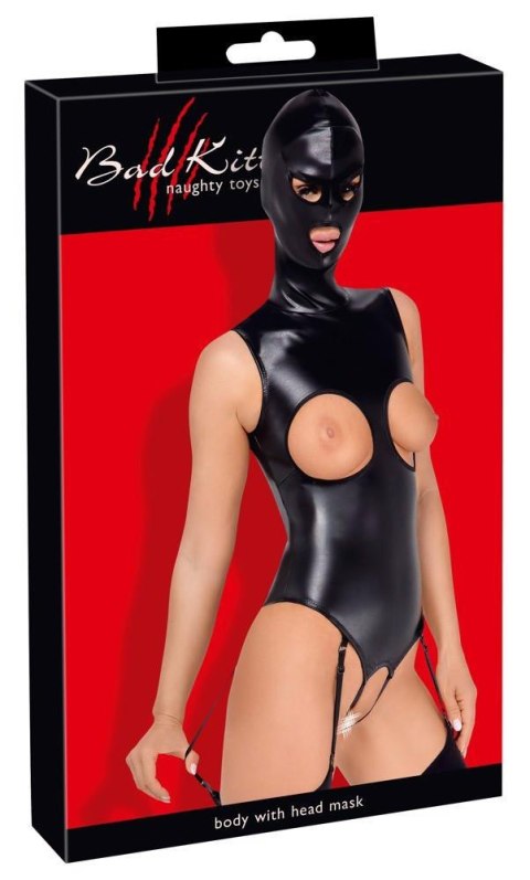 Otwarte Body z Maską - Bad Kitty Body & Mask XL Bad Kitty