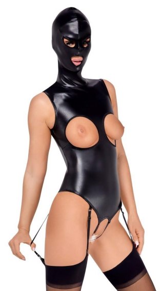 Otwarte Body z Maską - Bad Kitty Body & Mask M Bad Kitty