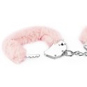 Kajdanki z futerkiem - Fetish Pleasure Fluffy Handcuffs Pink Lovetoy