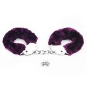 Kajdanki z futerkiem - Fetish Pleasure Fluffy Handcuffs Purple Lovetoy