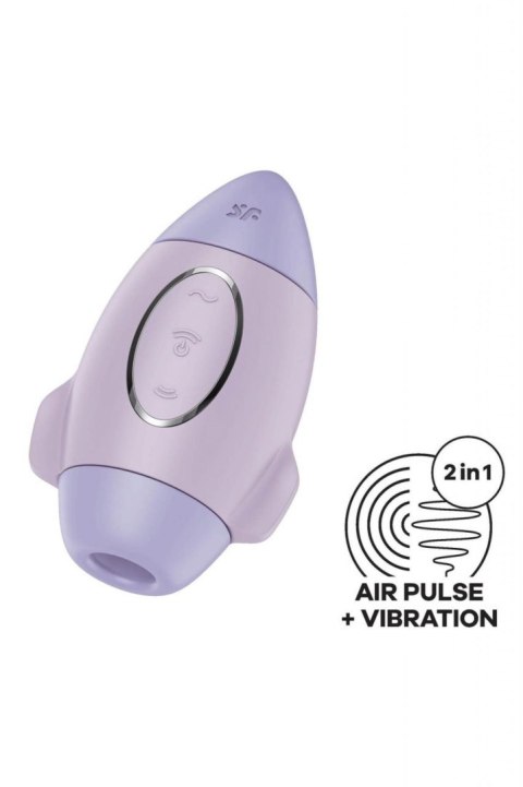 Wibrator i Stymulator Łechtaczki 2w1 - Mission Control violet