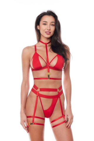 Uprząż - ZOEY RED HARNESS S/M Anais