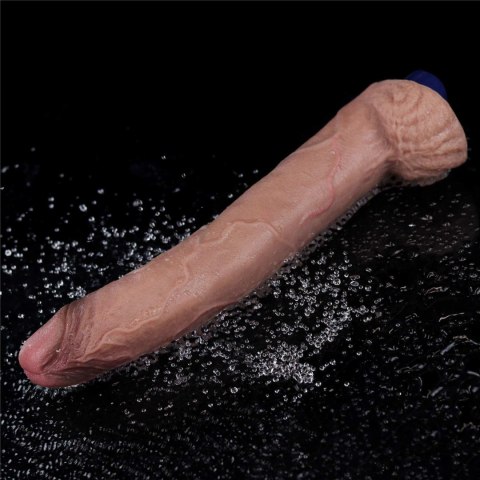 Realistyczny wibrator 27cm - 11" REAL SOFTEE Rechargeable Silicone Vibrating Dildo Lovetoy