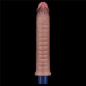 Realistyczny wibrator 24,5 cm - 9.5" REAL SOFTEE Rechargeable Silicone Vibrating Dildo Lovetoy