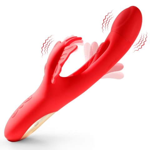 Wibrator punktu G i łechtaczki - Butterfuly dual flicking vibrator B - series Cute