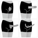 Bokserki Strap-on S/M - Chic Strap-On shorts (32 - 35 inch waist) Black Lovetoy