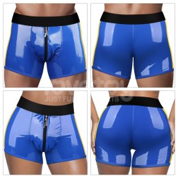 Bokserki Strap-on M/L - Chic Strap-On shorts (36 - 39 inch waist) Blue Lovetoy