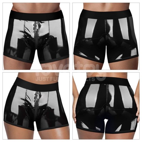 Bokserki Strap-on L/XL - Chic Strap-On shorts (40 - 43 inch waist) Black Lovetoy