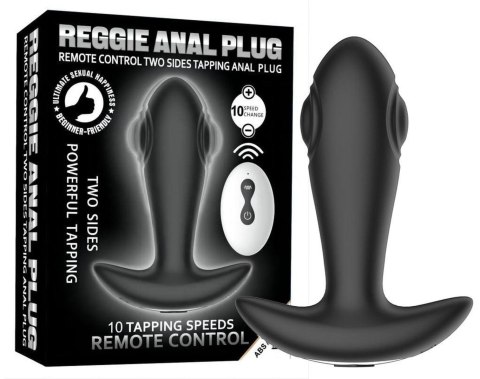 Wibrator Analny dla NIej lub Niego - Dual tapping anal plug B - series Cute