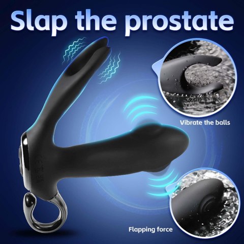 Masażer Prostaty - Dual tapping anal vibrator B - series Cute