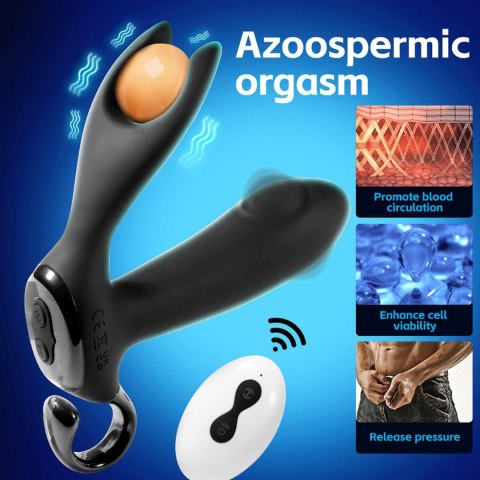 Masażer Prostaty - Dual tapping anal vibrator B - series Cute