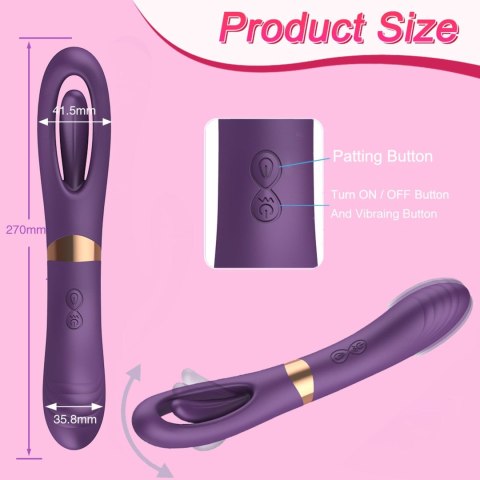 Wibrator punkt G - Flicking dual g spot vibrator B - series Cute