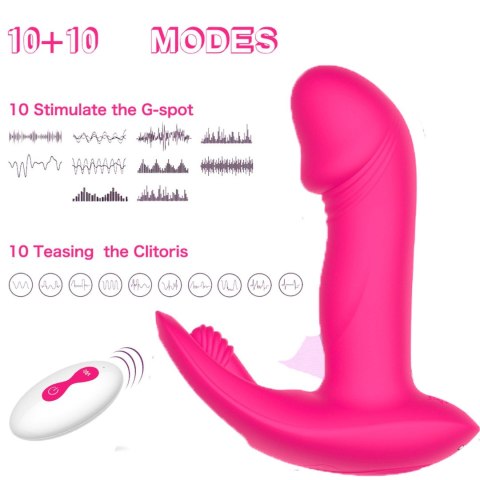 Wibrator Majtkowy - Flicking wearable vibrator B - series Cute