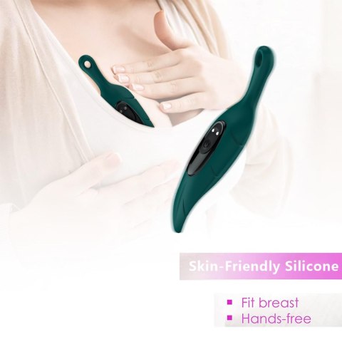 Wibrator, Stymulator miejsc intymnych - Leaf Green, 9 vibration functions B - Series Joy