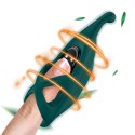 Wibrująca nakładka na palec - Leafman Green, 9 vibration functions B - Series Joy