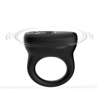 Wibrujacy pierścień erekcyjny - Oring Black, 9 vibration functions B - Series Joy