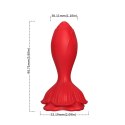 Wibrująca korek analny - Rosenberg Red, 9 vibration functions B - Series Joy