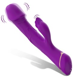 Fantastyczny Wibrator - Rubberco Purple, 2* 9 vibration functions B - Series Joy