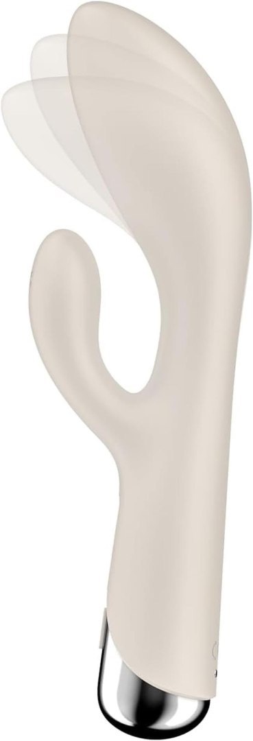 Wibrator obrotowy - Satisfyer Spinning Rabbit 1 Beige Satisfyer